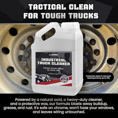 Industrial Truck Cleaner – Tough on Road Grime, Gentle on People and Equipment, 1-Gallon Jug
