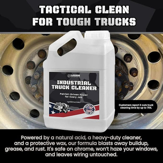 Industrial Truck Cleaner – Tough on Road Grime, Gentle on People and Equipment, 1-Gallon Jug