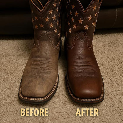Eagle Heavy-Duty LP Leather Preservative – All Natural Neatsfoot Oil & Beeswax Conditioner for Boots, Saddles, Furniture, Jackets & Tack