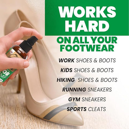Uncle Todd's Shoe Deodorizer Spray - Proven & Powerful Enzyme Formula Spray for Shoe Odor Elimination in All Footwear (Mountain Fresh)