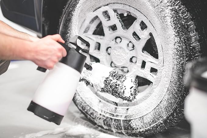 Detail Factory - Wheel Brush Kit with Interchangeable Microfiber Covers - Ultra-Soft Cleaning, Washing and Detailing Wheels, Tires, and Rims - Avalanche