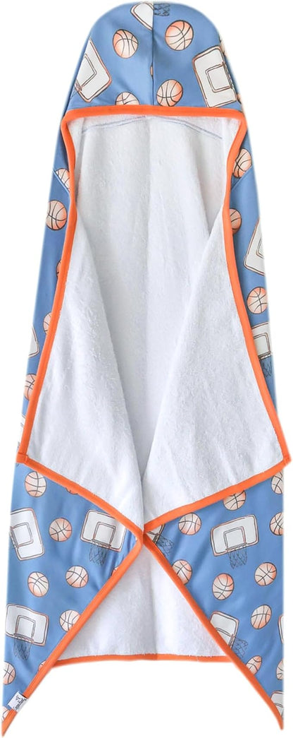 Copper Pearl Hooded Bath Towels Premium Knit/Terry Cloth Toddler Towels with Hood, Pockets, and Cool Designs - Great to Gift and Make Bath Time Fun - Big Kids Hooded Towel, Dunk