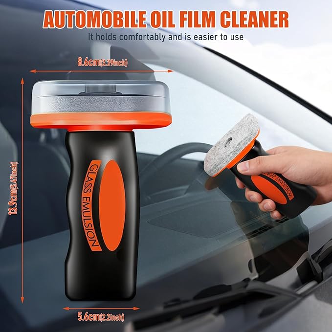 elesysy Car Glass Guard,Car Oil Film Cleaner,Glass Guard Windshield Cleaner &Oil Film Remover For Cars Window, Glas s Emulsion Coating, Crystal Clear View