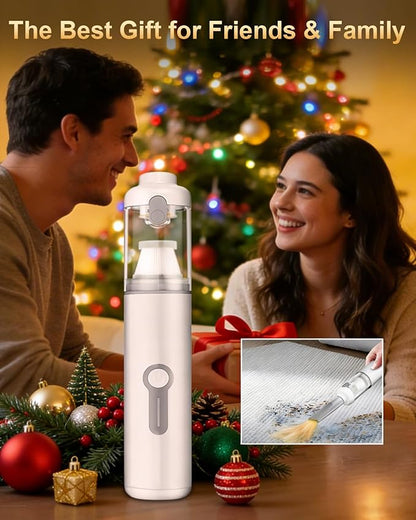 MARTISAN Cordless Car Vacuum, 4-in-1 Portable Mini Vacuum, 20,000Pa Suction, Multi-Purpose, Easy Quick Charging, Long Battery Life, Light Weight, Large Dust Bowl, Car, Home, Office, Keyboards, White