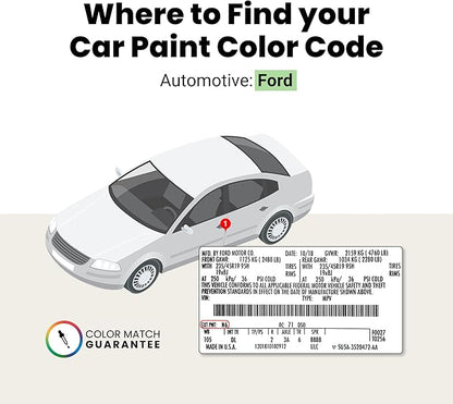 TouchUpDirect DX/M7083 Dark Blue Pearl Compatible with Ford Exact Match Touch Up Paint Brush - Platinum Kit