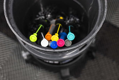 Detail Factory - Wheel Brush Mini with Interchangeable Microfiber Covers - Ultra-Soft Cleaning, Washing and Detailing Wheels, Tires, and Rims - Underglow