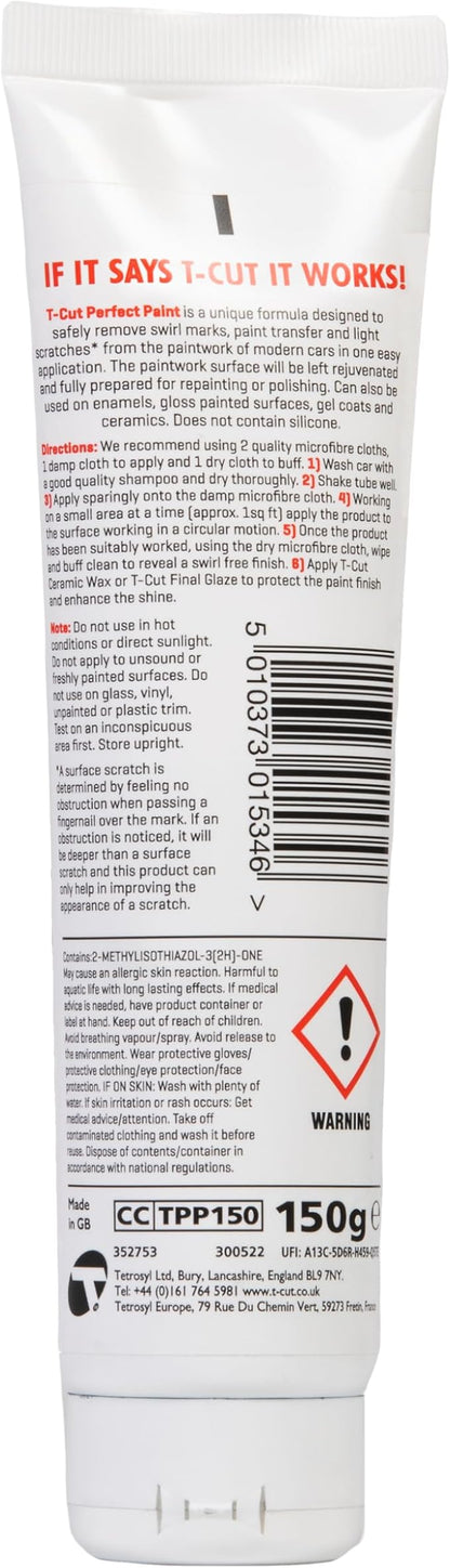T-Cut Rapid Scratch Remover Paintwork Car Polish 5.3 Oz