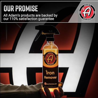 Adam's Iron Remover (16oz, 2 Pack) - Fallout & Iron Remover Spray for Car Detailing Removes Iron Particles in Auto Paint, Wheels, Motorcycle, RV & Boat - Use Before Clay Bar, Wax or Car Wash
