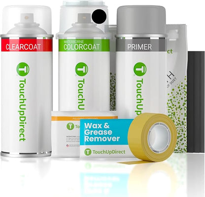 TouchUpDirect G1 Shadow Black Compatible with Ford Exact Match Touch Up Paint Aerosol - Platinum Kit