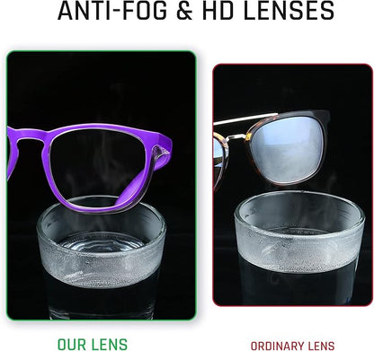 Stylish Safety Glasses, Clear Anti-Fog Anti-Scratch Protective Glasses For Men And Women