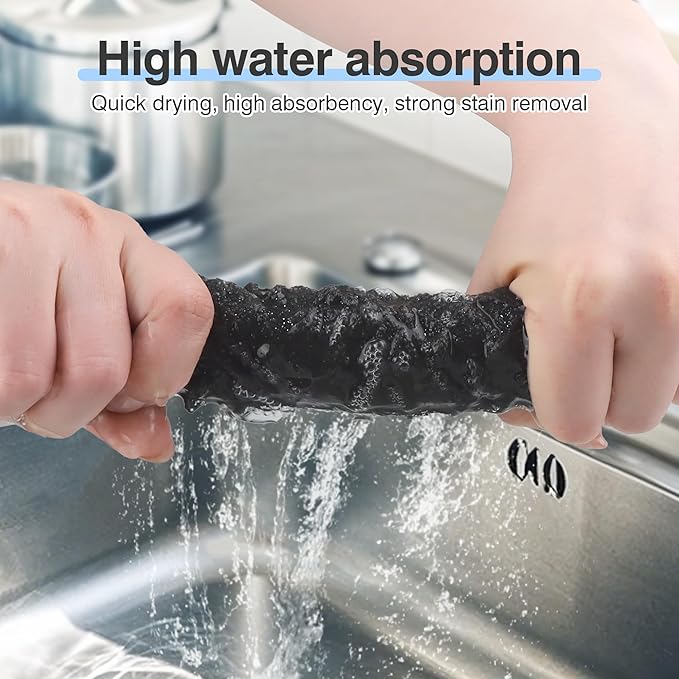 30 Pcs Thickened Magic Cleaning Cloth, Microfiber Streak Free Cleaning Cloths Reuseable Magic Cleaning Wipes for Windows Glass