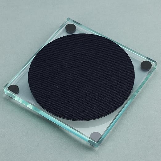 stonylab Glass Polishing Base, Electrode Polishing Support Stand for Metal Electrode Polishing, Durable and Easy to Clean