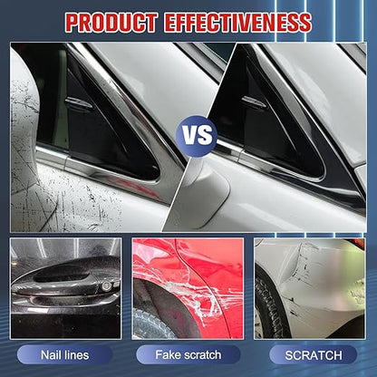 2 Pcs Nano Sparkle Cloth Car Scratch Remover,Upgrade Scratch Remover for Vehicles,Car Paint Scratch Repair Paste,Nano Sparkle Cloth Scratch Remover for Vehicle