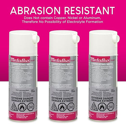Titanium Corrosion Inhibitor and Lubricant Spray for Metal –Industrial Heavy Duty Rust Prevention Spray for Automotive –Water Resistant Non-Flaking Aluminum-Free Fluid Film by Metaflux 13.5 Oz 1 Pack