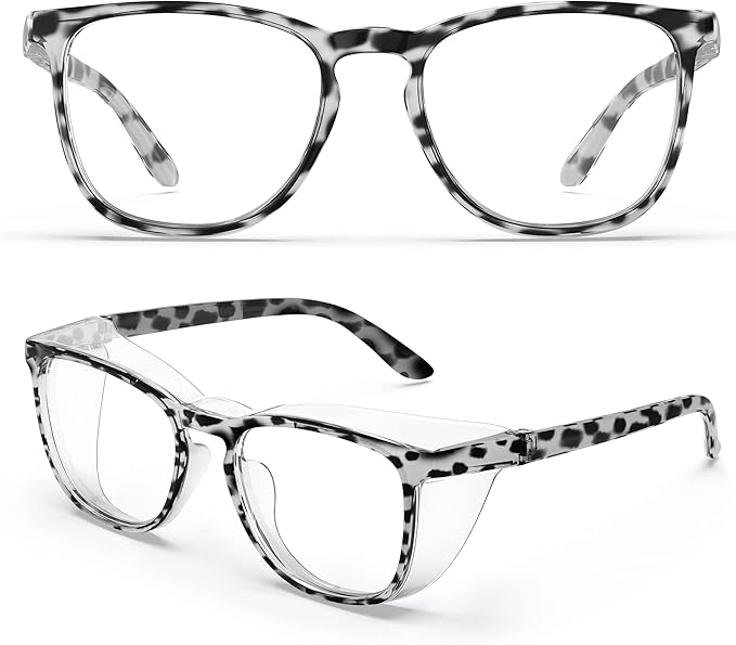 Stylish Safety Glasses, Clear Anti-Fog Anti-Scratch Protective Glasses For Men And Women