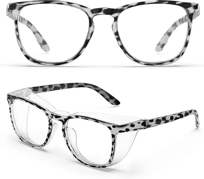 Stylish Safety Glasses, Clear Anti-Fog Anti-Scratch Protective Glasses For Men And Women