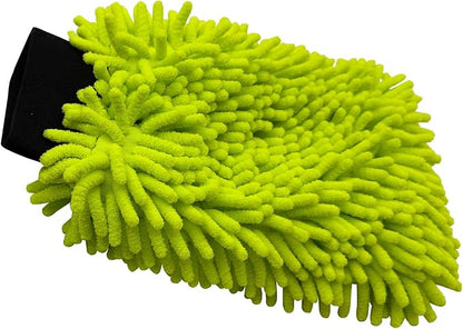 Mr. Detroit - 2 Double Noodle Wash Mitt, Scratch-Free Deep Cleaning| Ultra-Soft Microfiber Waterproof Wash Mitt for Home Use and Auto Detailing (2 Pack)