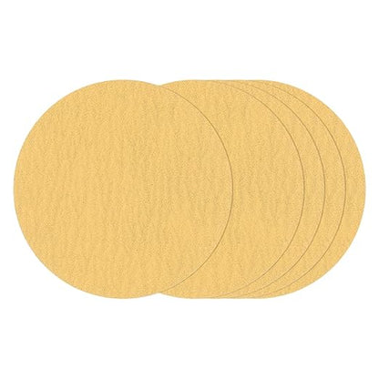 Kozelo 10 Pcs Sanding Discs 1 Inch 240 Grit Hook and Loop Random Orbital Sandpapers Suitable for Drywall Sander Wood Metal Furniture, Yellow