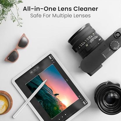 EVEO Eyeglass Cleaner Spray - Glasses Cleaner No Streaks Technology & Microfiber Cleaning Cloth - Glasses Cleaning Kit, Eye Glass Cleaners Spray Lens Cleaner - Screen & Eye Glasses Kit - 2 Pack