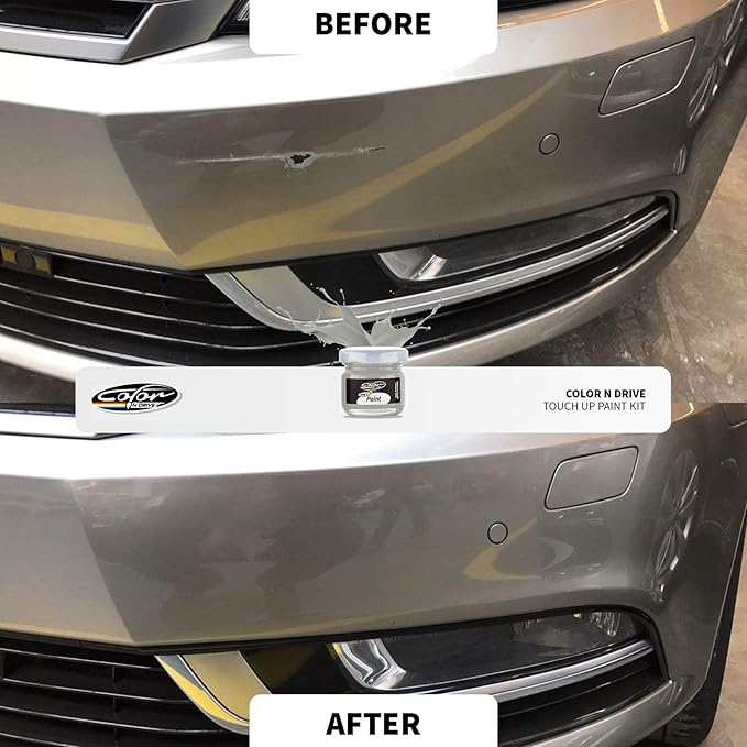 Color N Drive Touch Up Paint - Compatible with Dodge Light Almond Pearl Metallic (PKJ, ZKJ, QKJ) - Scratch and Chip Repair Kit - Plus Pack