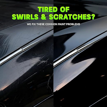 3 Step Polishing Compound Kit, 32oz - Heavy Cut, Medium Polish & Ultra Fine Glaze for Scratch & Swirl Removal - Safe for All Car Paint - by WEICA