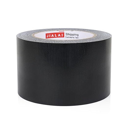 Wide Duct Tape, Industrial Grade 30Yards (90 ft) Wide Tape Duct 3 Inch, 9 Mil Heavy-Duty, Waterproof, Strong, Flexible, No Residue, for Crafts & Home Improvement (Black, 3'' x 90ft)