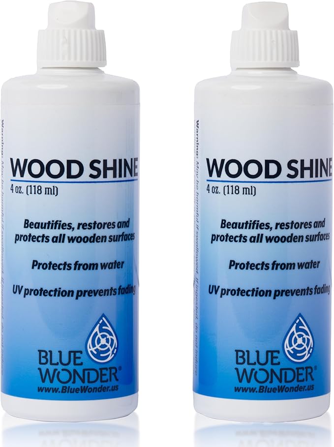Blue Wonder Wood Shine, Shotgun and Gun Wood Cleaner, Beautifies, Restores and Protects All Wooden Surfaces, Provides Protection for Stocks, Fore-Ends, Grips Handguards and More (2-4 Oz Tubes)