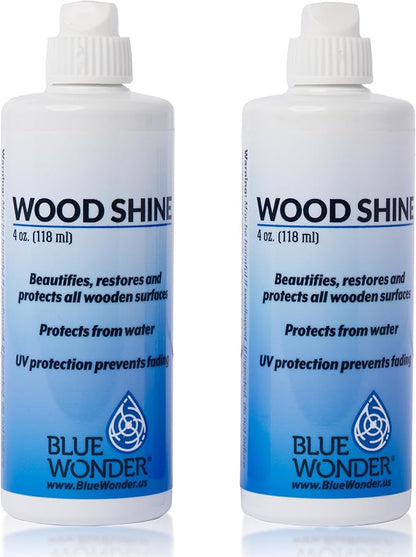 Blue Wonder Wood Shine, Shotgun and Gun Wood Cleaner, Beautifies, Restores and Protects All Wooden Surfaces, Provides Protection for Stocks, Fore-Ends, Grips Handguards and More (2-4 Oz Tubes)