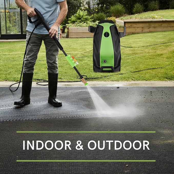 5000PSI Pressure Washer with 33FT Hose Power Washers Powered Professional High Pressure Washer Machine, Foam Cannon, 4 Tips, powerwashers for Home Cars, DGreen