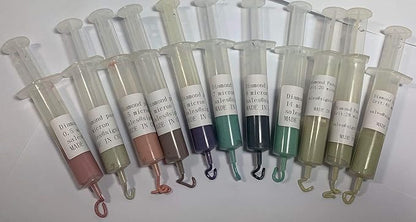 SIGNI 11Pcs Diamond Polishing Compound Lapping Paste Syringes 0.5 to 40 Micron 5 Gram for Polishing Metal and Jewelry (Water Based)