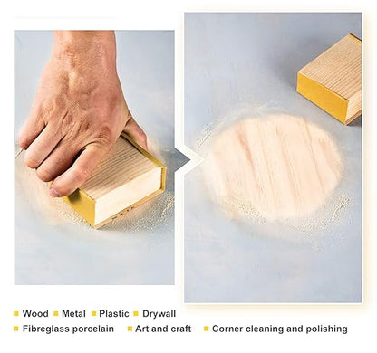 S SATC 400 Grit Sandpaper Roll Self Adhesive Backed Sandpaper 1 Roll Long PSA Sander Paper Roll Aluminum Oxide Gold Sandpaper for Automotive and Woodworking