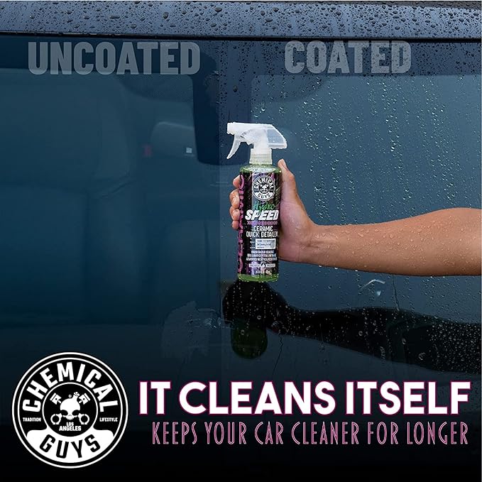 Chemical Guys HydroSpeed Ceramic Quick Detailer, Safe for Cars, Trucks, SUVs, Motorcycles, RVs & More, 32 fl oz - WAC23332