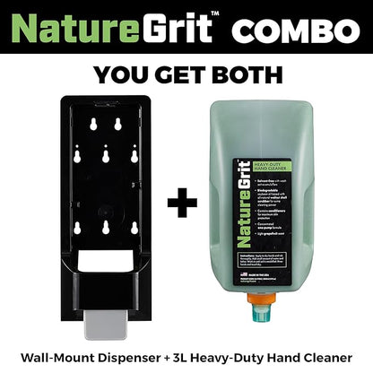 NatureGrit Refill And Dispenser Combo