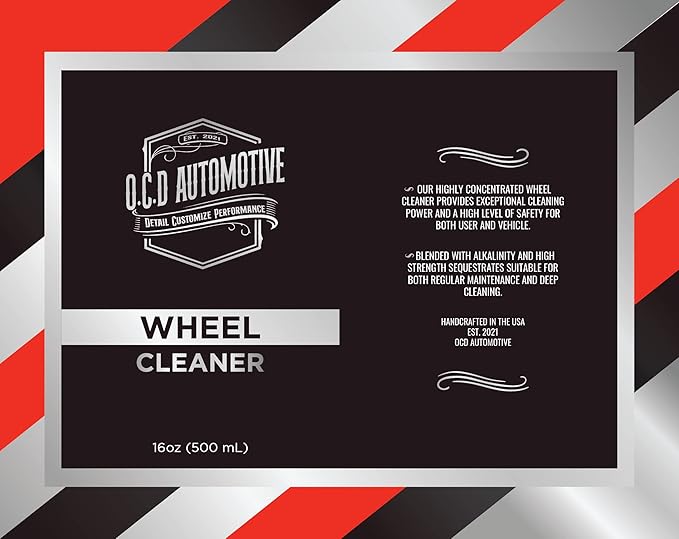 O.C.D AUTOMOTIVE Wheel Cleaner (premium formula safe for wheels and tires)