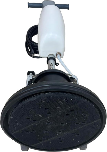 13" Heavy-duty Multi-Functional Floor Buffer Polisher Machine - Clean, Buff, Scrubb and Polish with Ease! Ideal for Carpets Too! Includes Optional Solution Tank, 2 Brushes and 3 Scouring Pads
