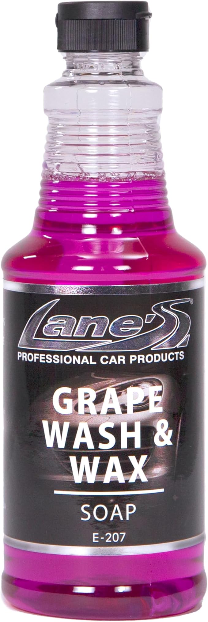 Lanes Car Wash and Wax - Car Wash and Wax in One, Grape Scented Car Wash, Safe for All Surfaces, Concentrated Soap Wax Formula (16 Oz)