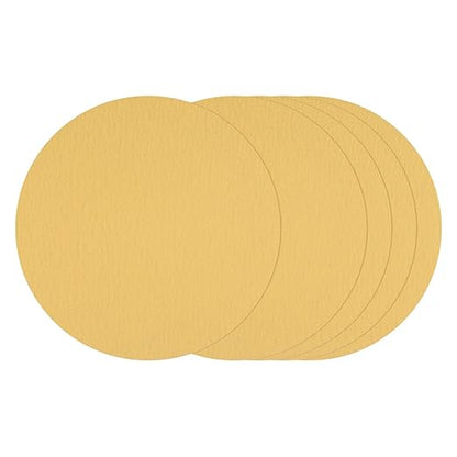 Kozelo 25 Pcs Sanding Discs 8-7/8 Inch 150 Grit Hook and Loop Random Orbital Sandpapers Suitable for Drywall Sander Wood Metal Furniture, Yellow