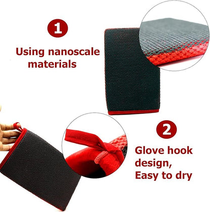 Ethos Quick Decon Mitt - Car Wash Mitt, Clay Bar Tool for Auto Detailing and Polishing