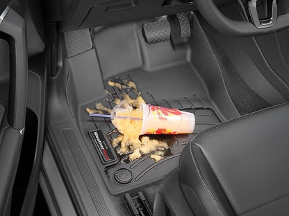 WeatherTech Custom Fit FloorLiners for Honda CR-V Hybrid, CR-V, 1st Row (4611101), Grey