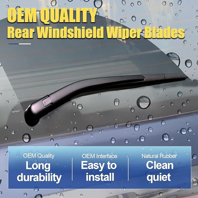 3 wipers Replacement for 2007 2008 2009 2010 2011 Honda CRV CR-V 2007-2015 2016 2017 2018 Acura RDX Windshield Wiper Blades Original Equipment Replacement - 26"/16"/14" (Set of 3) U/J HOOK