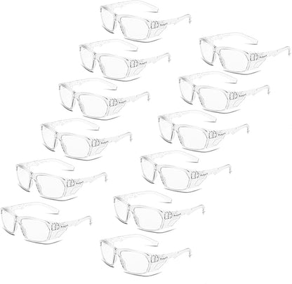 ProtectX Classic Safety Glasses, Anti-Fog Scratch Resistant Lenses, Protective Eyewear for Work, Indoor/Outdoor, ANSI Z87.1