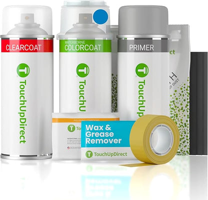 TouchUpDirect H1Q Twilight Blue Metallic Compatible with Subaru Exact Match Touch Up Paint Aerosol - Platinum Kit