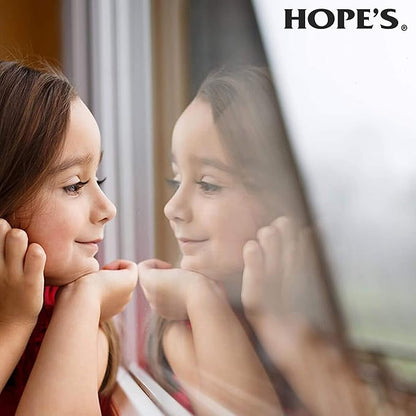 HOPE'S Perfect Glass Cleaner, Streak-Free, Ammonia-Free Window, Mirror, Screen, and Shower Door Cleaner, Indoor and Outdoor Glass Surfaces, 32 Fl Oz Spray Bottle and 67.6 Fl Oz Refill, Pack of 1