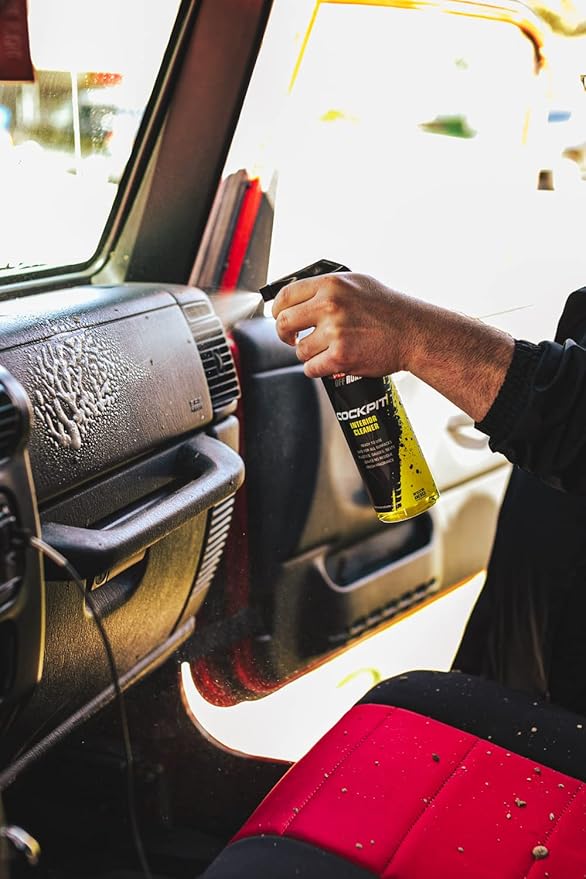 P&S Off Road Cockpit Interior Cleaner – Residue-Free for Plastics, Vinyl, Rubber & Leather – Safe & Ready-to-Use for ATVs, UTVs, Side-by-Sides & More - 16 oz. Spray