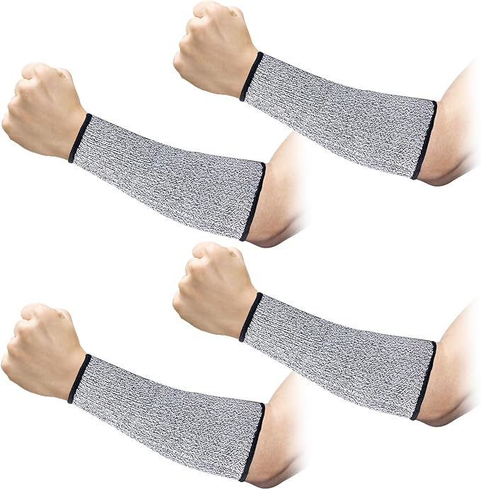REDANHA Arm Protection Sleeves Level 5 Protection Cut Burn Resistant Sleeve Anti Abrasion Forearm Cover Protector