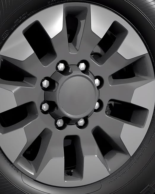 32pcs 14x1.5 OEM Lug Nuts Replacement 2008-2024 Chevy Silverado GMC Sierra 2500 3500, M14-1.5 One-Piece Design Chrome Large Acorn Seat Wheel LugNuts 1.75" Height 7/8" Hex GM Part No 611-236 9596070
