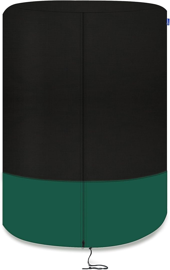 kayme Tire Cover, Large Tire Storage Bag, Seasonal Spare Tire Storage Cover, Durable Tire Bags Used in Trucks, SUV, Trailer Sun Rain Snow Protection, Fit 28 Inch Tire Diameter-Black Green