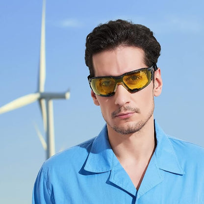 ProtectX Classic Safety Glasses, Anti-Fog Scratch Resistant Lenses, Protective Eyewear for Work, Indoor/Outdoor, ANSI Z87.1
