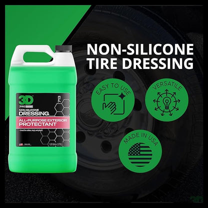 3D Non-Silicone Dressing - Body Shop Safe Dressing - Silicone-Free 1 Gallon