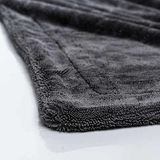 Pittstop Drying Microfiber Towel Large 24x35 Inch 1400 GSM, Edgeless Scratch-Free, Twisted Loop, Super Absorbent, Professional Grade Material, Heavy-Duty, Soft Durable, Car Drying Towel,